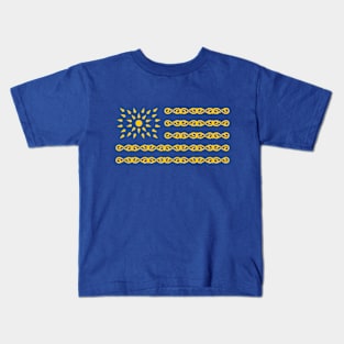 Ray-Spangled Banner (Horizontal) Kids T-Shirt